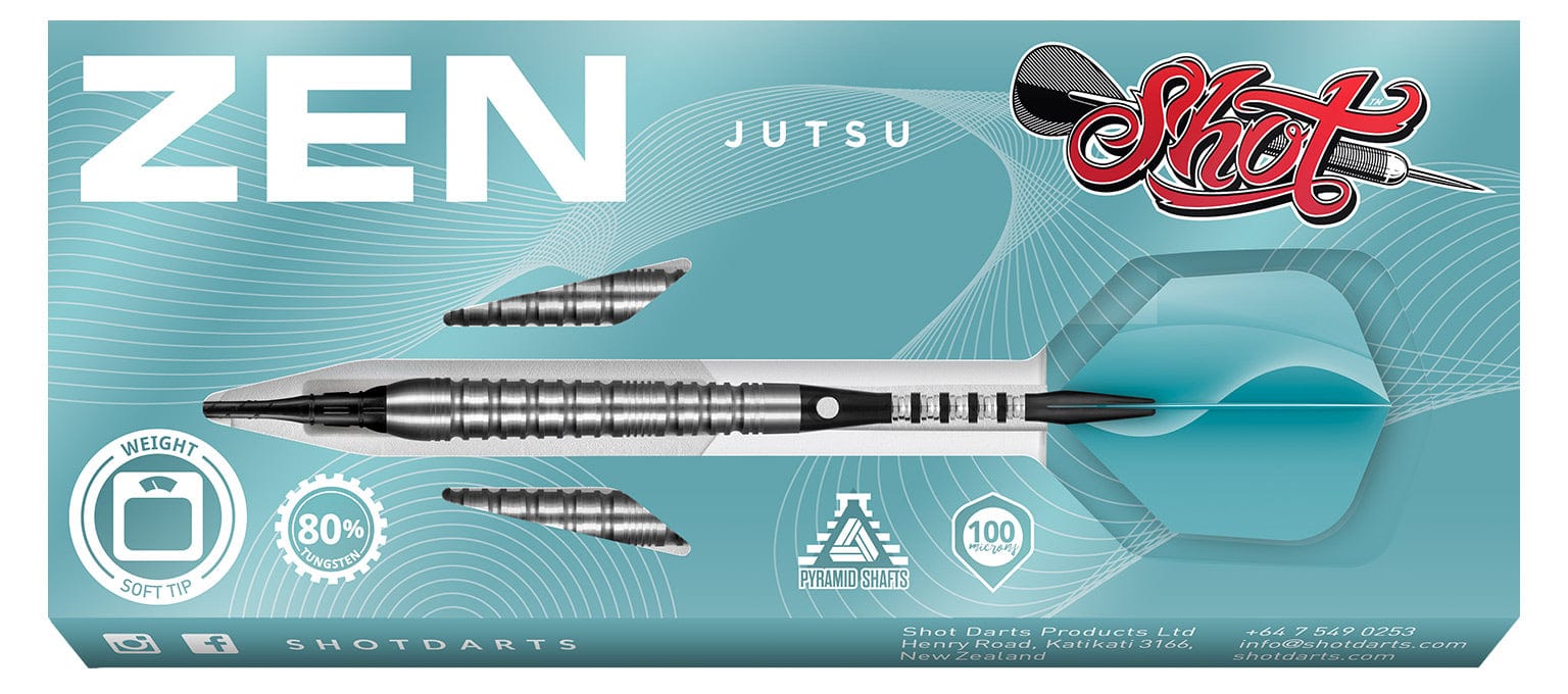 Zen Jutsu Soft Tip Dart Set-80% Tungsten