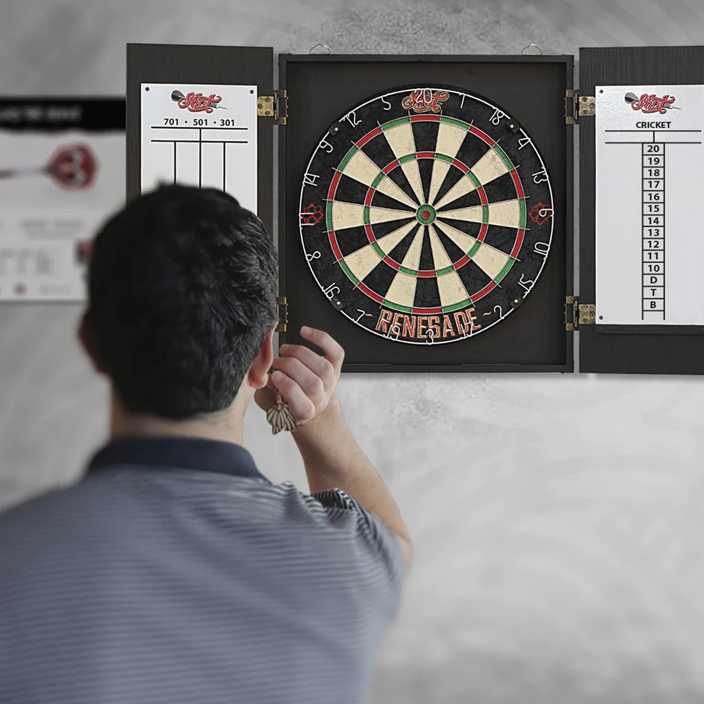 Renegade Dartboard & Cabinet Set - shot-darts